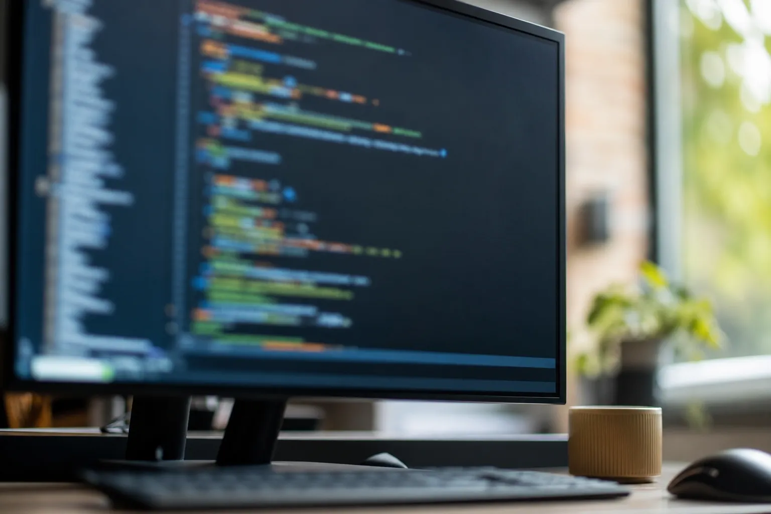 Écran affichant du code structuré et une documentation technique